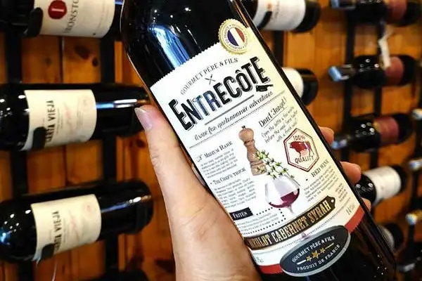 Ruou Entrecote Merlot Cabernet Syrah