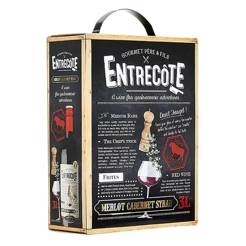 Rượu vang bịch Pháp Entrecote 3L
