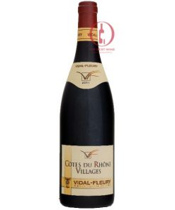 Rượu vang Vidal Fleury Cotes Du Rhone Villages