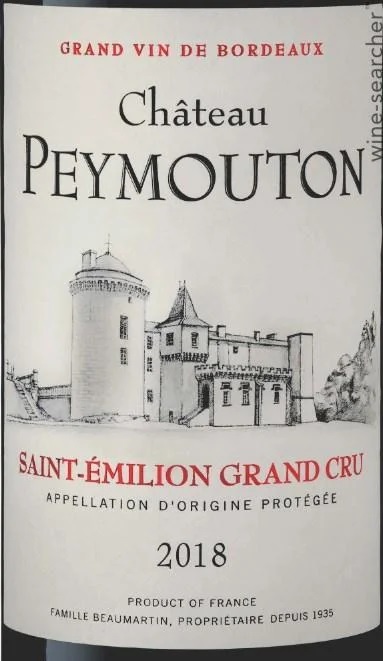 Chateau Peymouton Saint Emilion Grand Cru 1