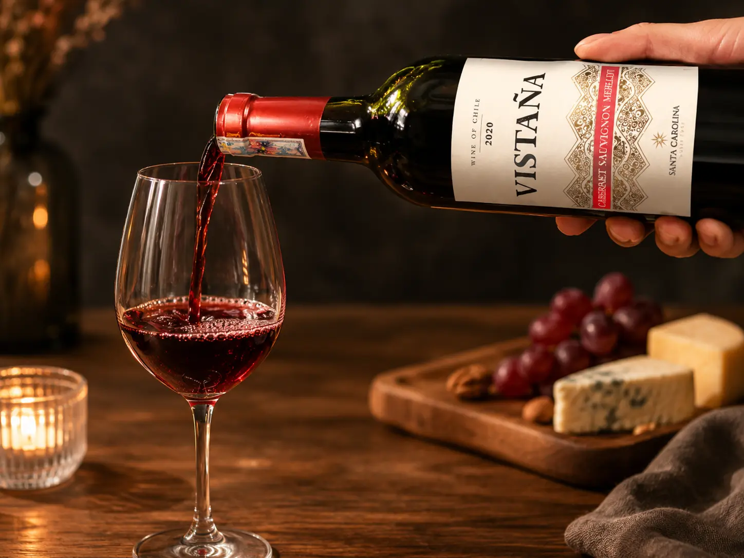 Vistana Cabernet Sauvignon Merlot Santa Carolina 2 Rượu Vistana Cabernet Sauvignon Merlot