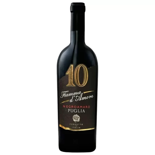Rượu vang 10 Fiamma d'Amore Negroamaro