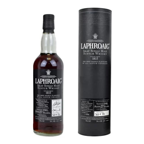 Laphroaig 1981 - 27 Year Old (1981 - 2008) - 56.6% ABV