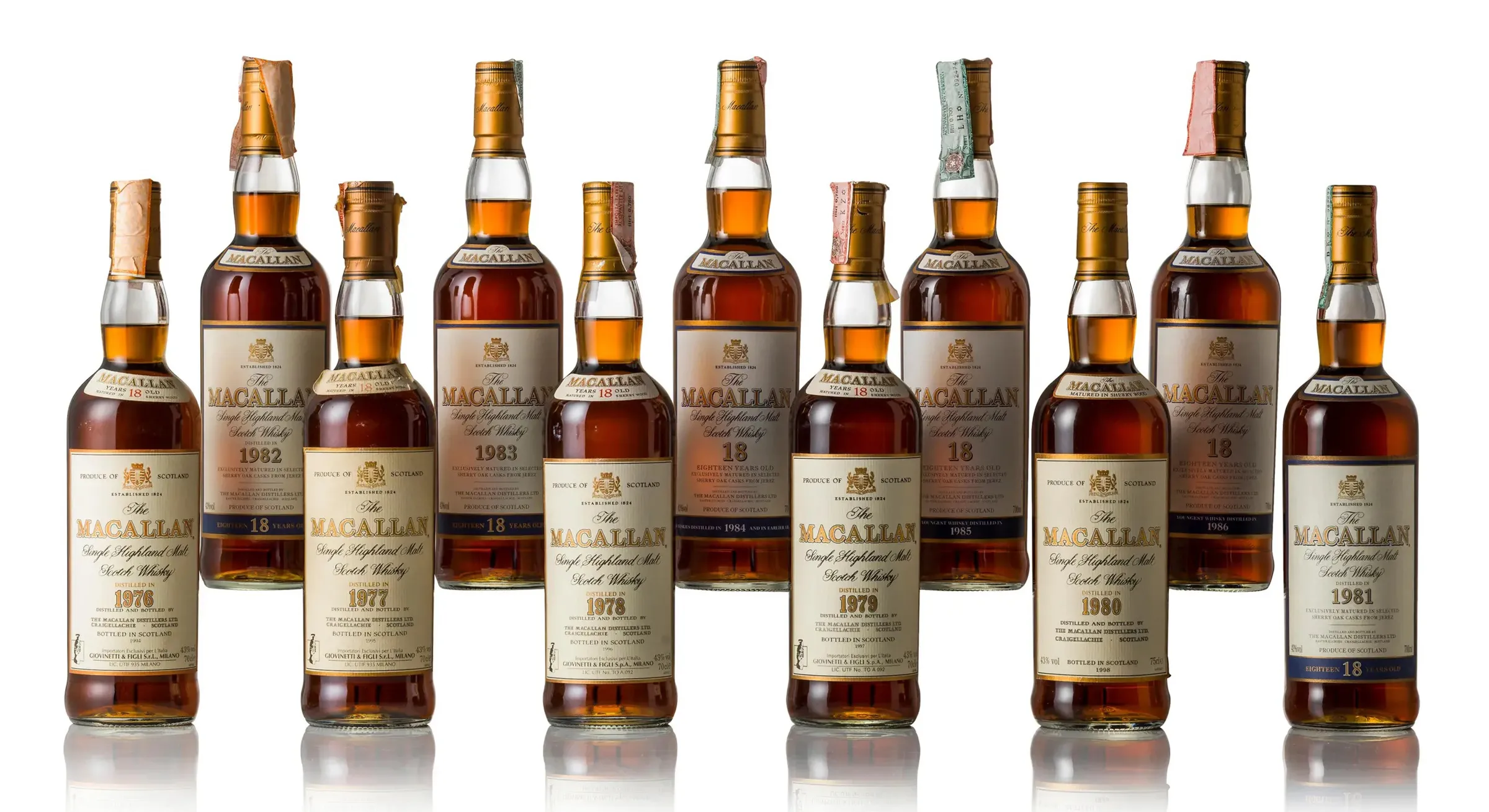 Bo suu tap Macallan 18 nam Vintage