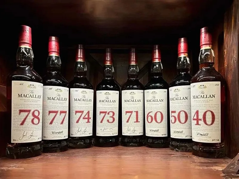 Bo suu tap Macallan The Red Collection