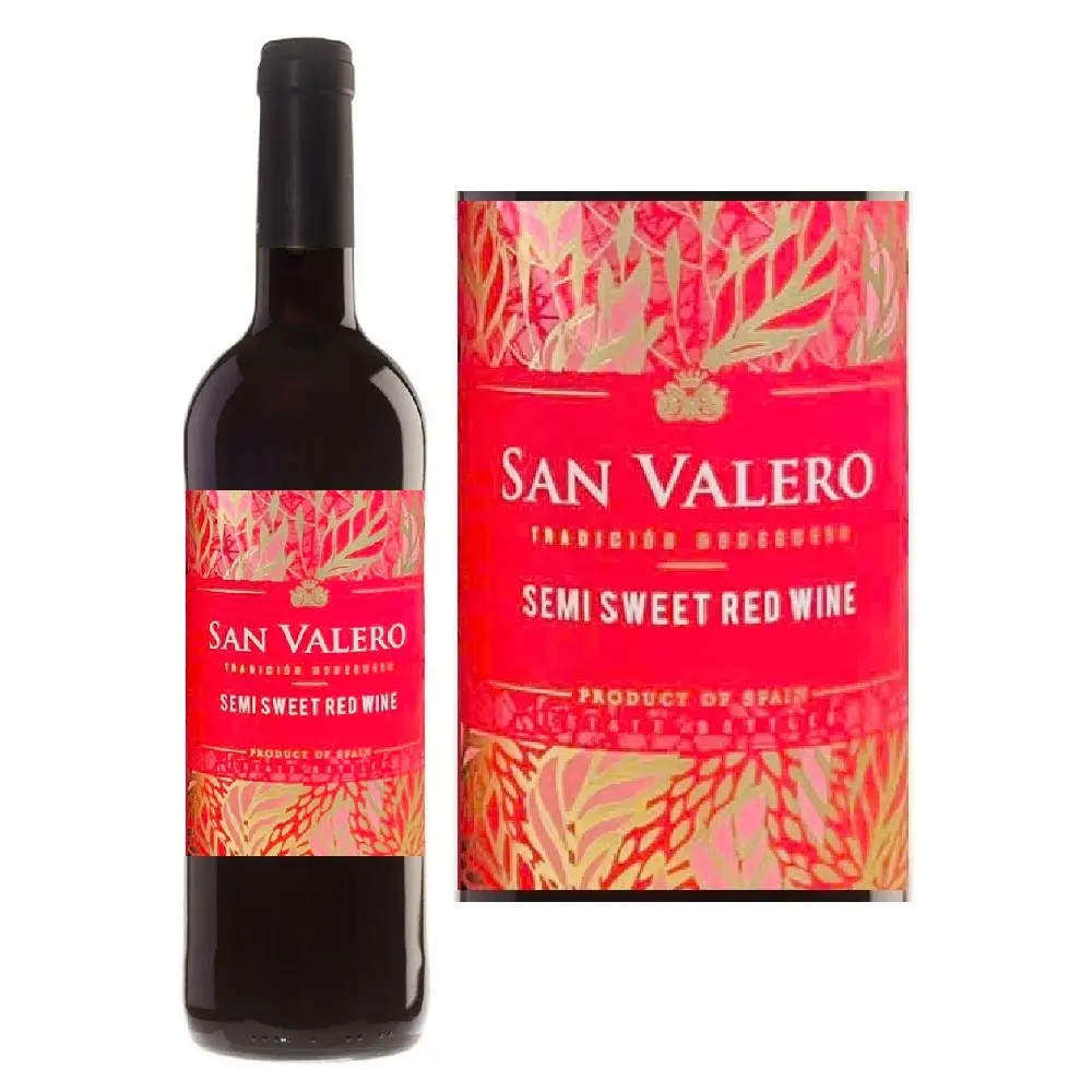 Rượu vang ngọt San Valero Semi Sweet Red Wine 1 San Valero Semi Sweet Red Wine