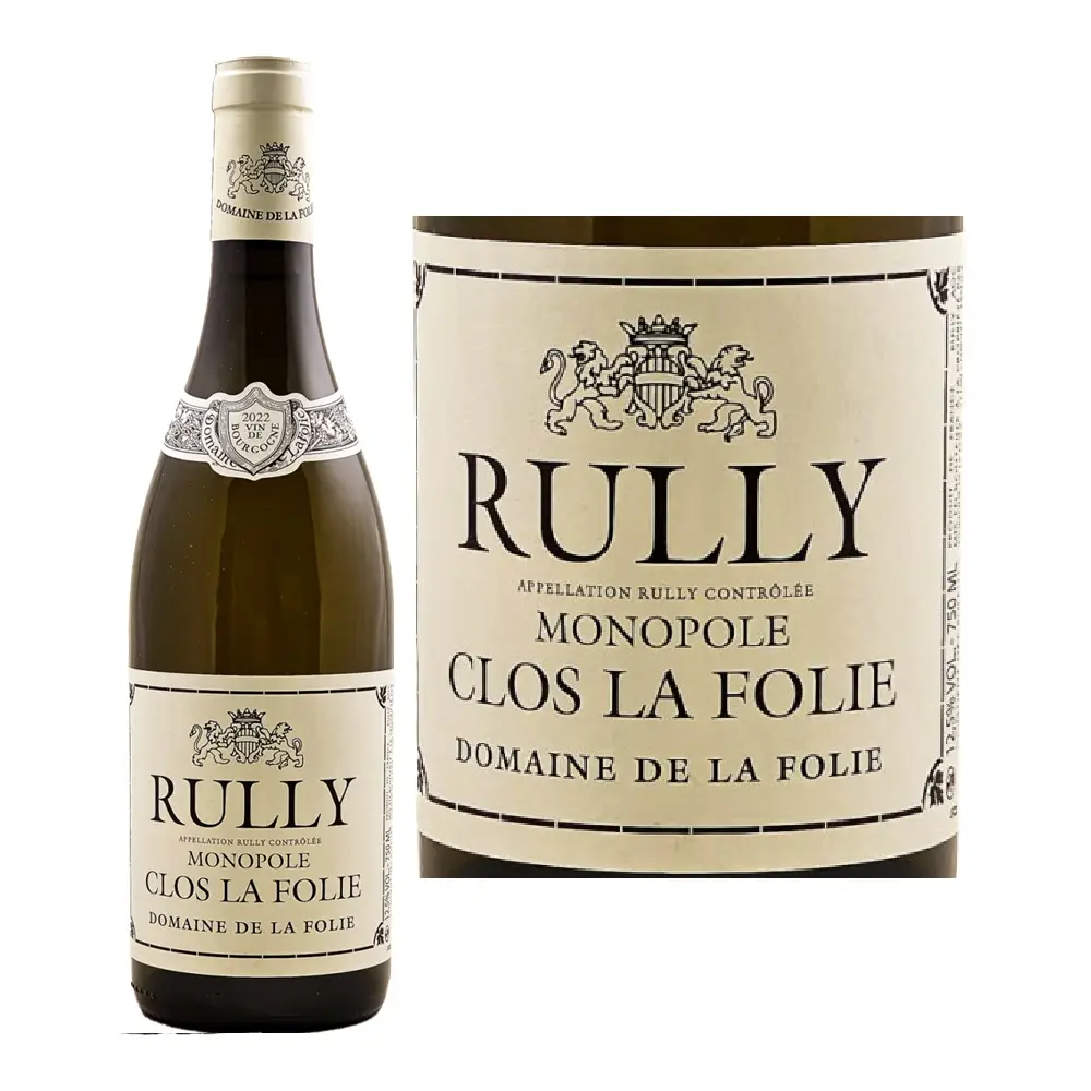 Domaine de la Folie Rully Clos de la Folie Monopole 1 Domaine de la Folie Rully Clos de la Folie Monopole