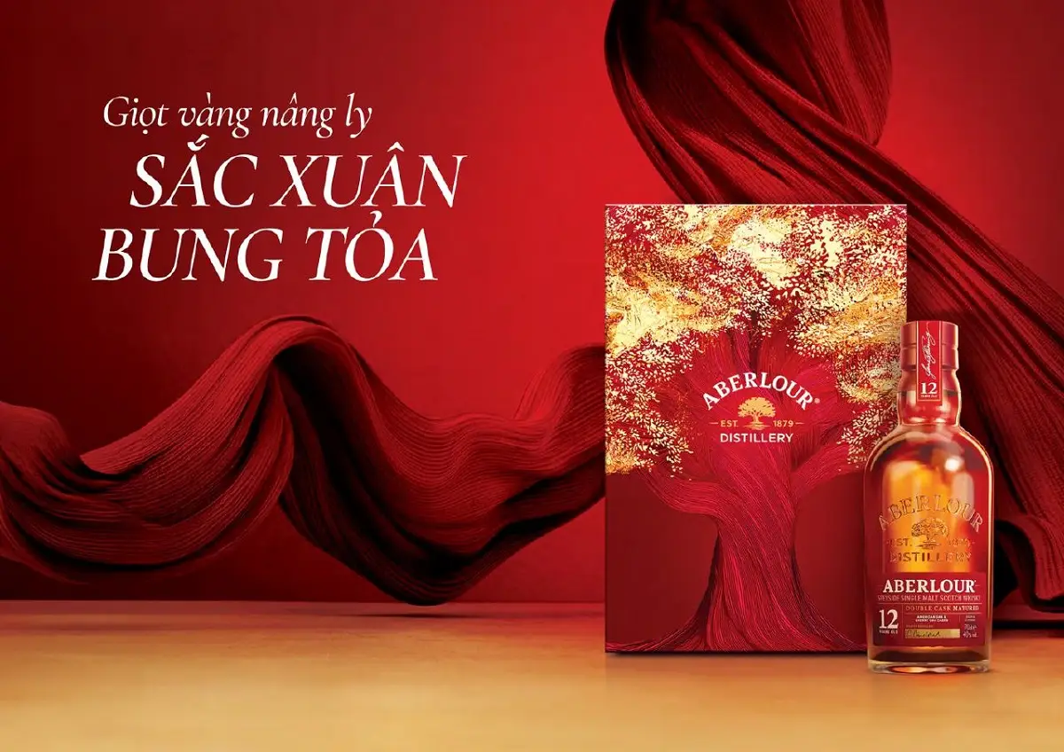 Aberlour 12 nam Hop Qua Tet 2026