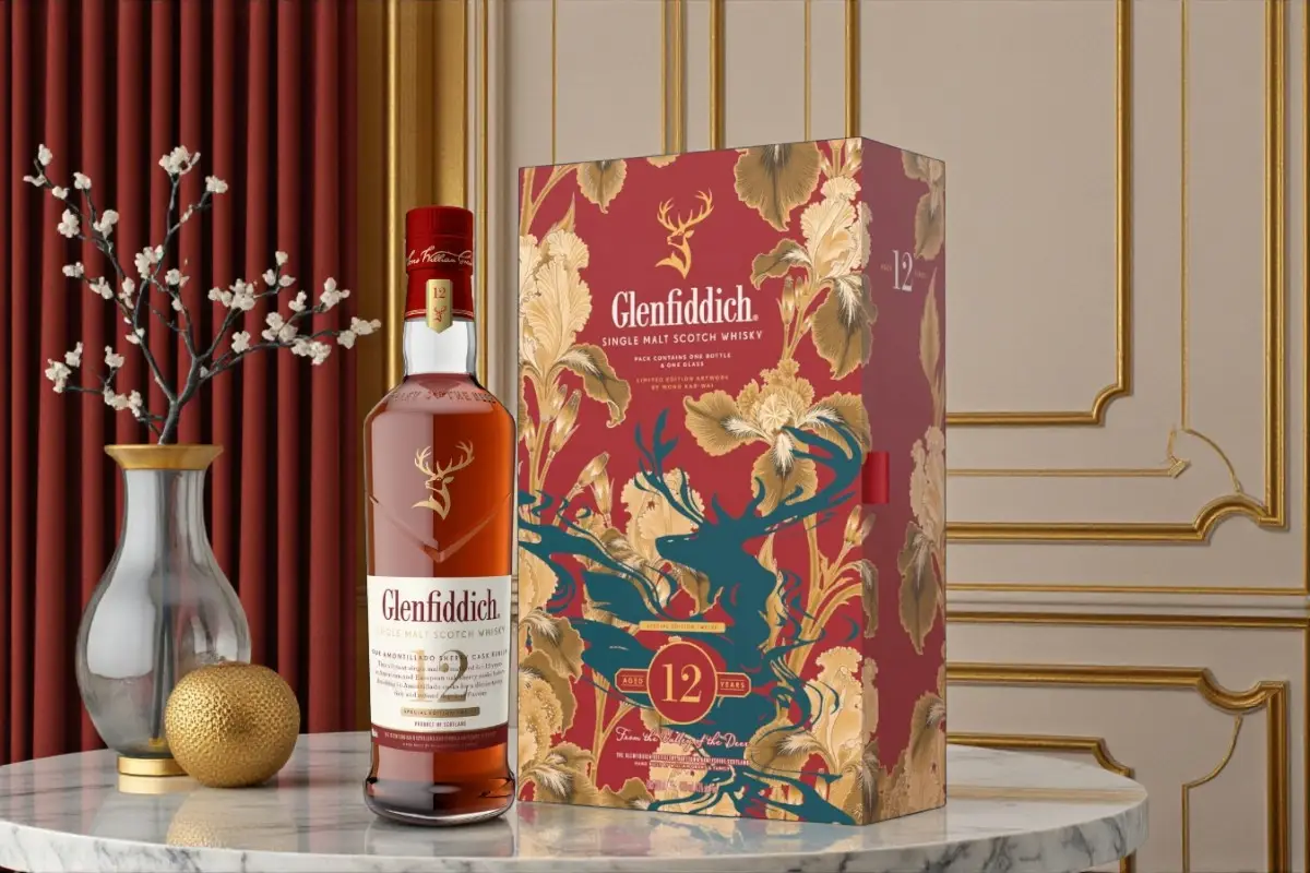 Glenfiddich 12 nam Sherry Hop Qua 2026
