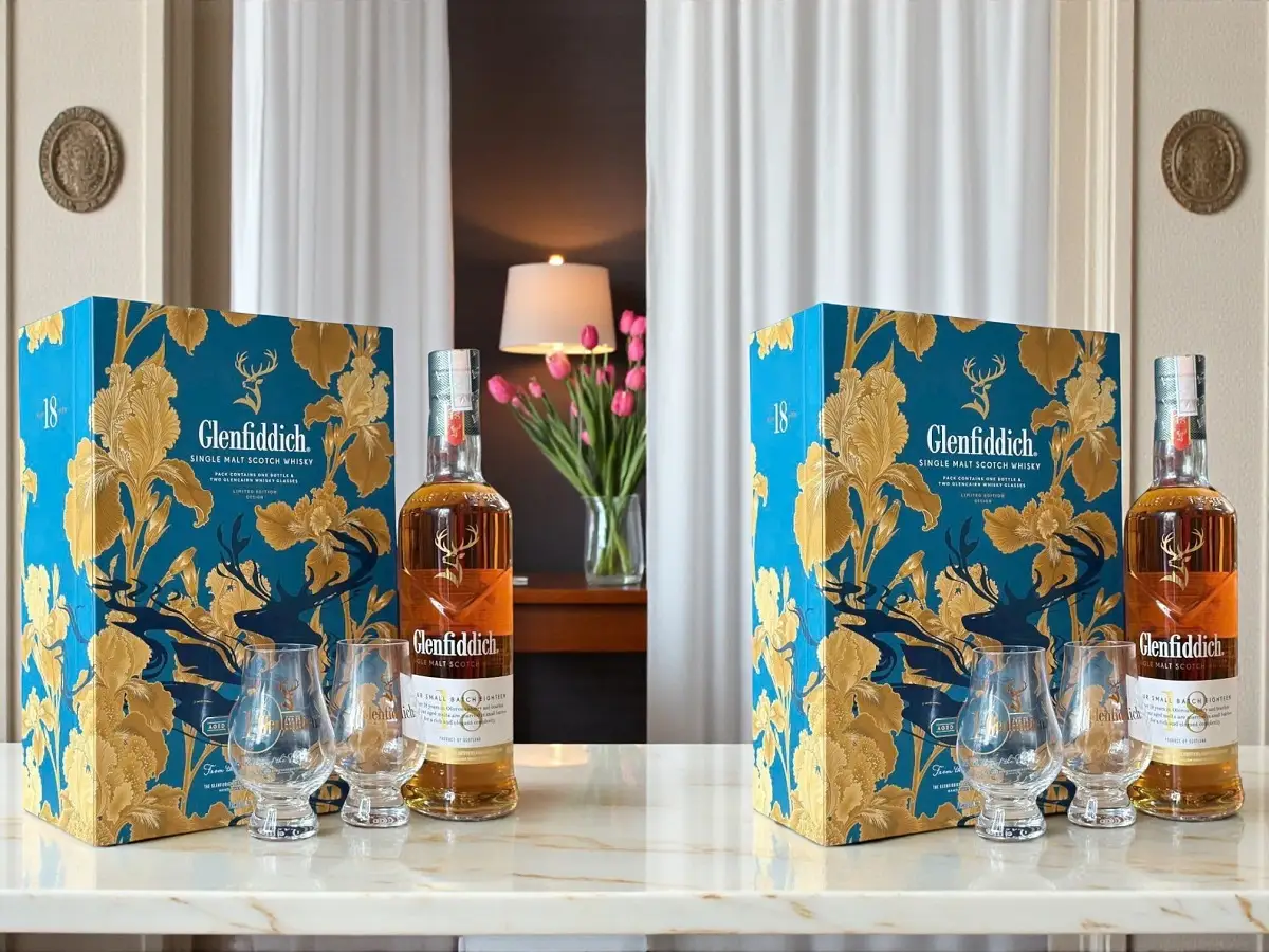 Glenfiddich 18 năm Hộp quà Tết 2026 3 Glenfiddich 18 Hop Qua Tet 2026
