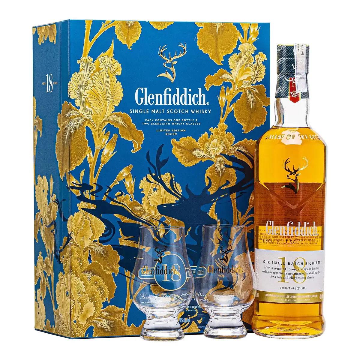 Glenfiddich 18 năm Hộp quà Tết 2026 1 Glenfiddich 18 năm Hộp quà Tết 2026