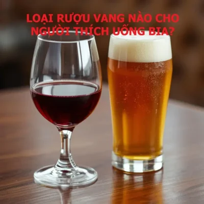 Loại rượu vang nào cho người thích uống bia
