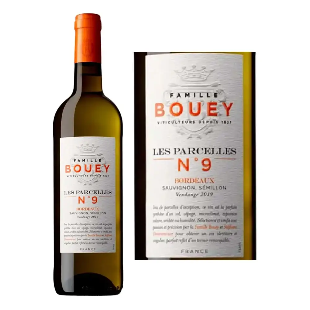 Famille Bouey Les Parcelles No 9 Bordeaux Sauvignon 1 Famille Bouey Les Parcelles No 9 Bordeaux Sauvignon