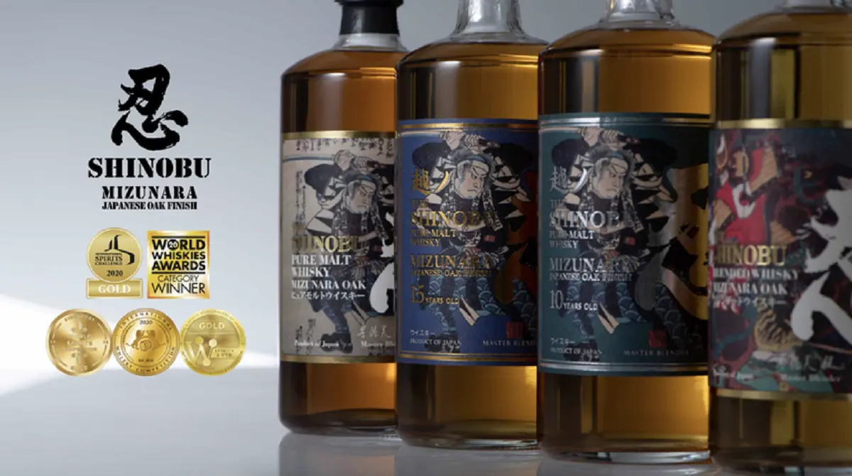 Shinobu Distillery 5 Giai thuong va cac san pham whisky Shinobu noi bat