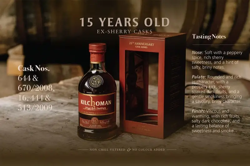 Whisky Kilchoman 15 Year Old Sherry Cask