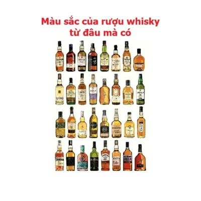 Màu sắc của rượu whisky từ đâu mà có