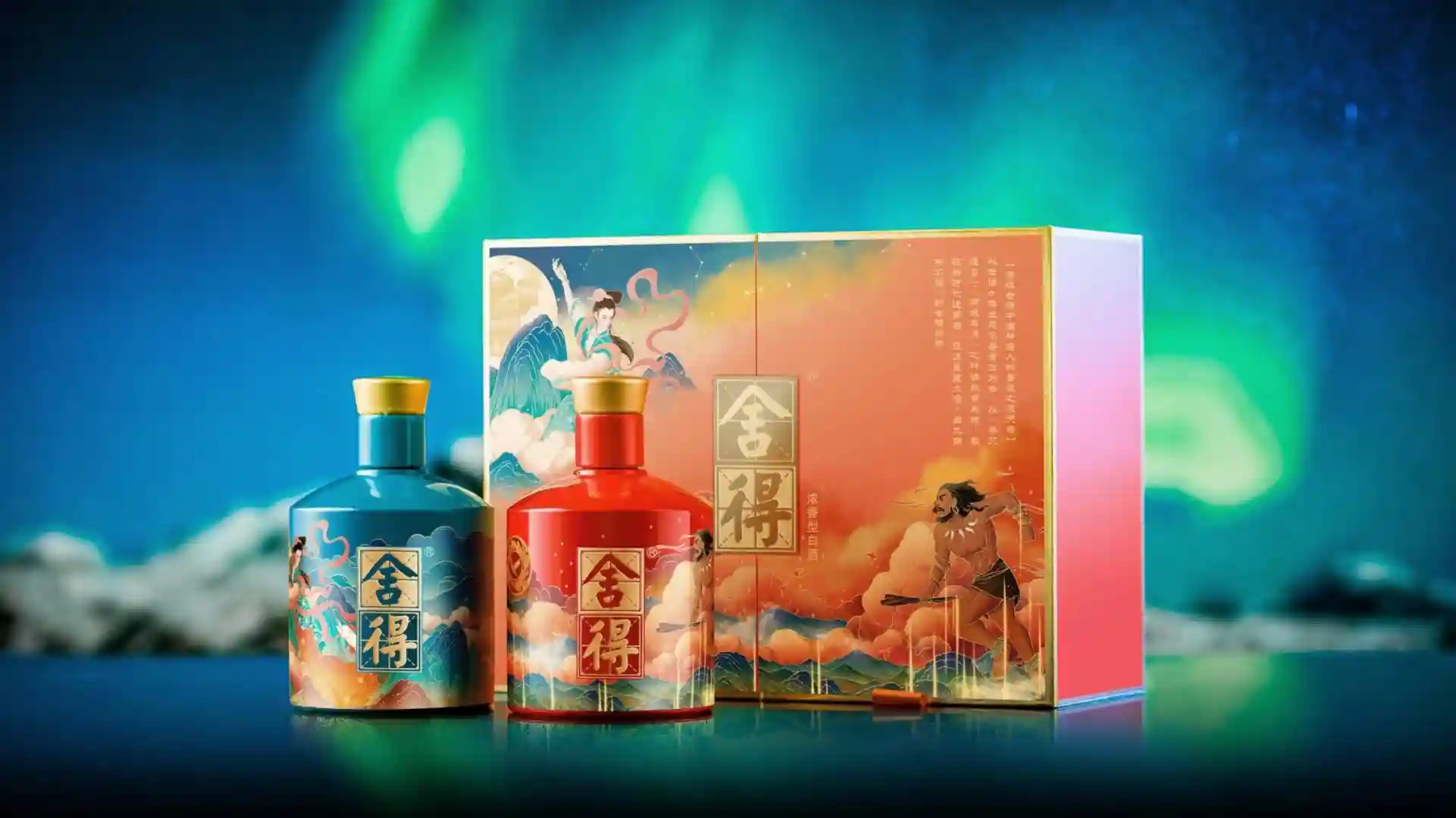 Shede Mythical Characters Gift Box - Rượu Xã Tắc Nhân Vật Thần Thoại 4 hang nga khoa phu