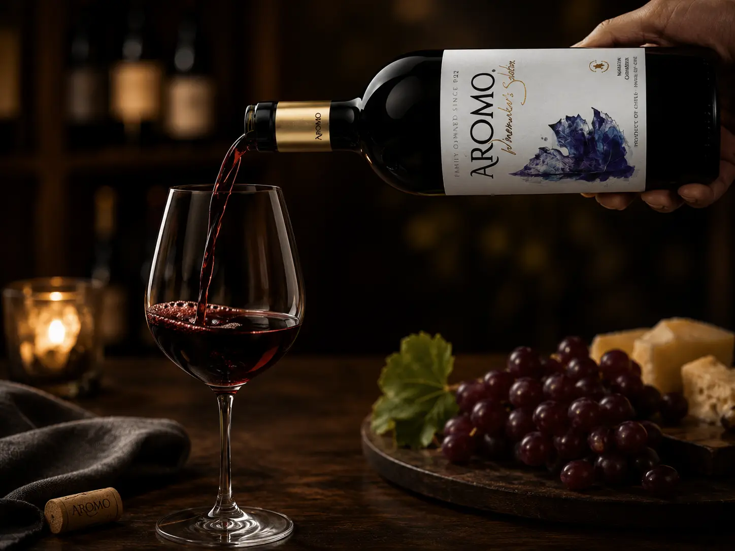 Ruou vang Aromo Winemakers Selection Marselan Carmenere