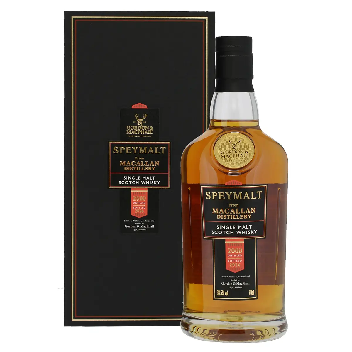 Speymalt Macallan 2000 – 2026 58.5% 1st Fill Sherry Butt – 25 Year Old
