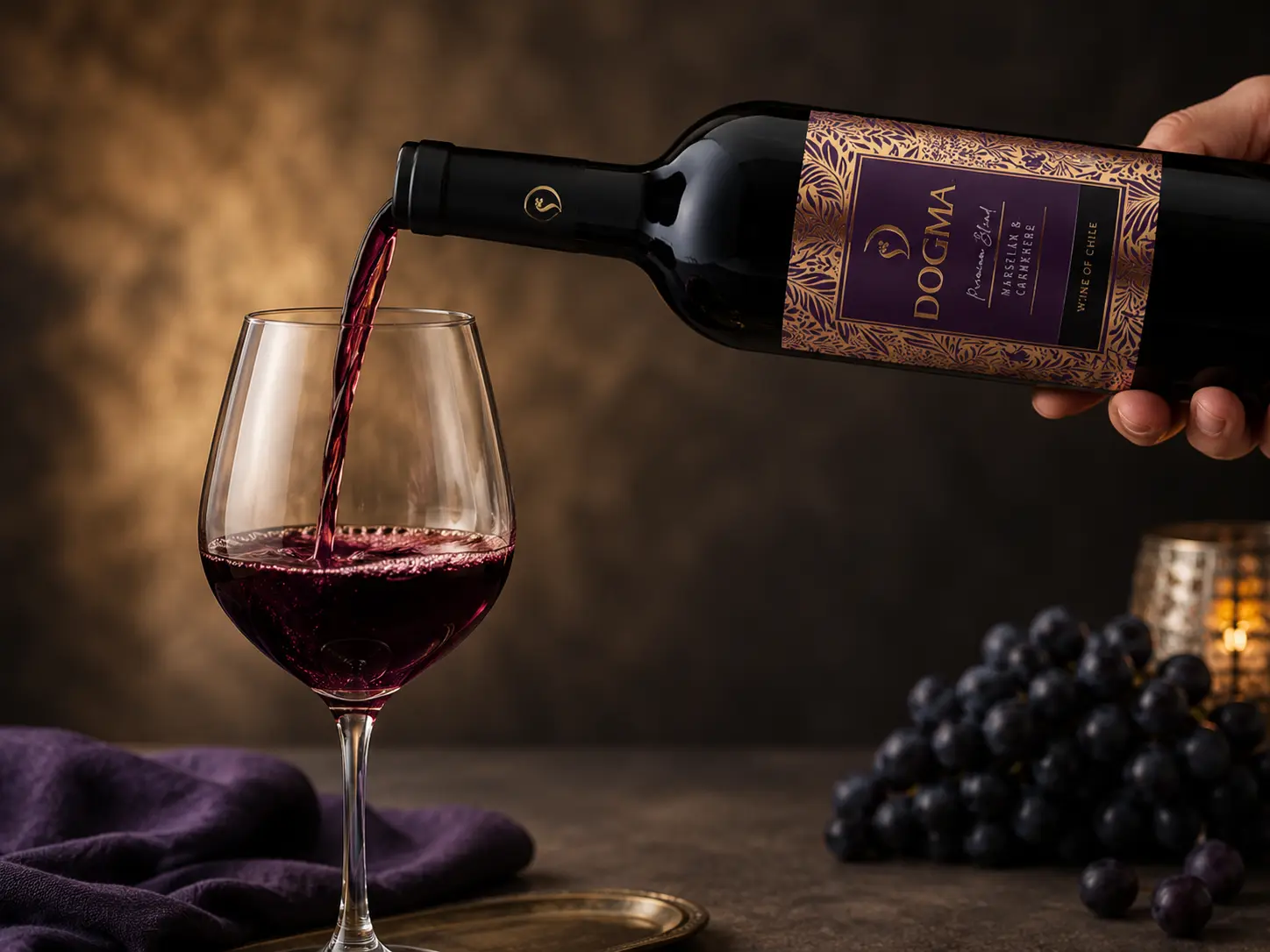 ruou Dogma Premium Blend Marselan Carmenere