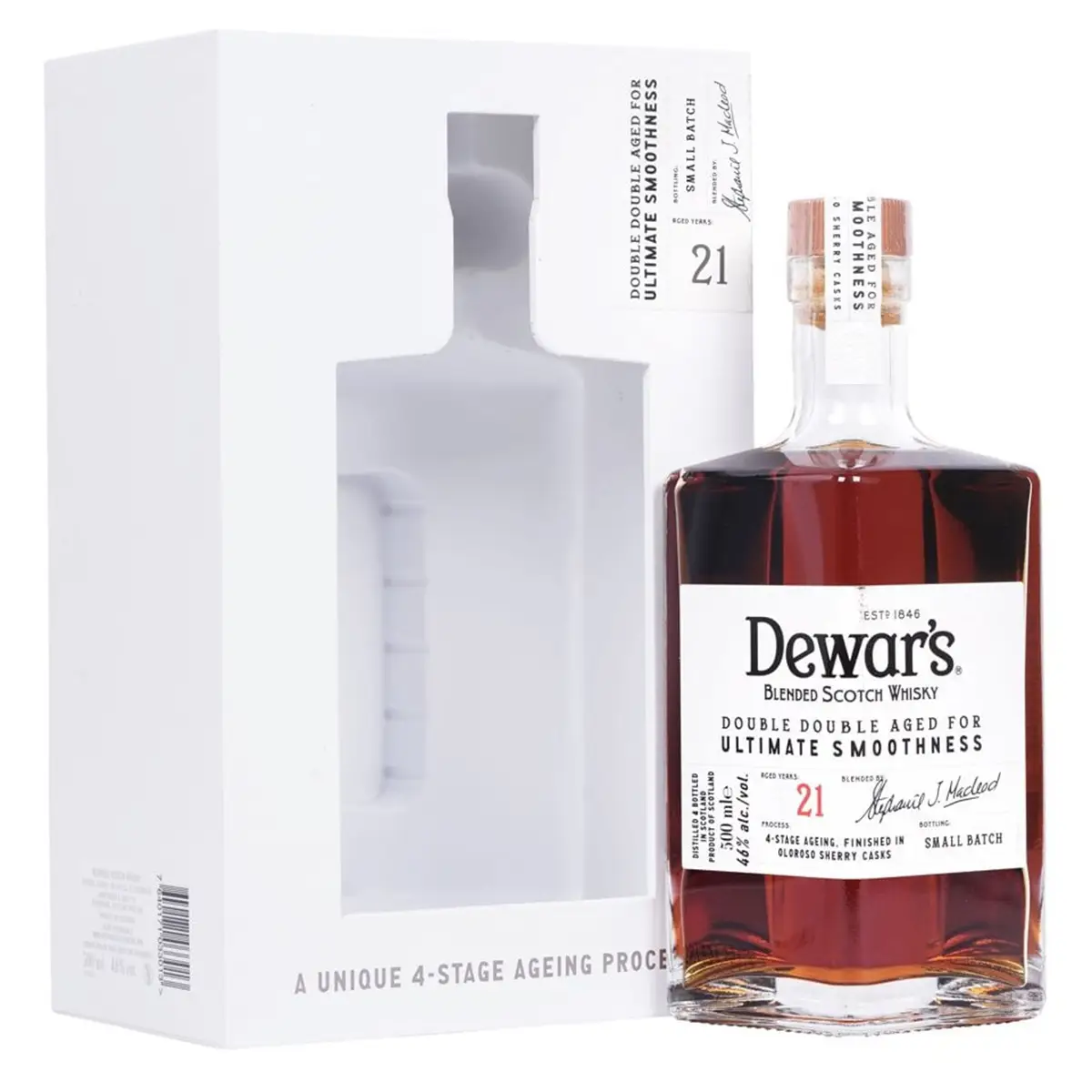 Dewar's 21 Year Old Oloroso Sherry Cask Finish - Double Double Age 1 Dewar's 21 Year Old