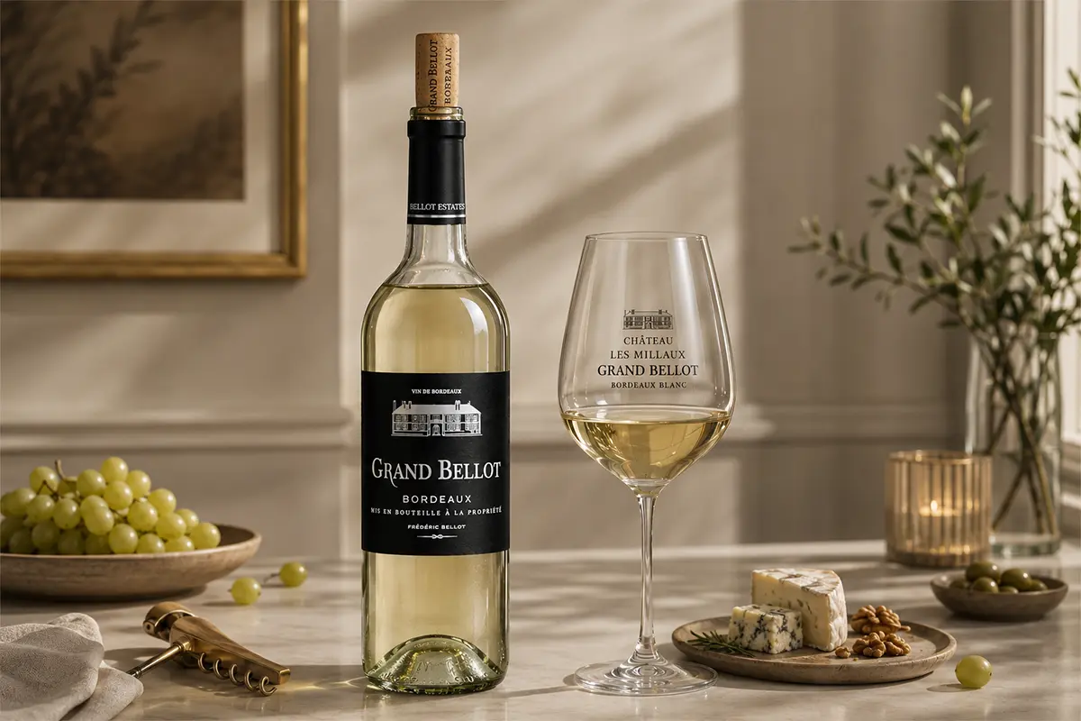 Rượu vang Château Les Millaux Grand Bellot Bordeaux Blanc 2 Grand Bellot Bordeaux White