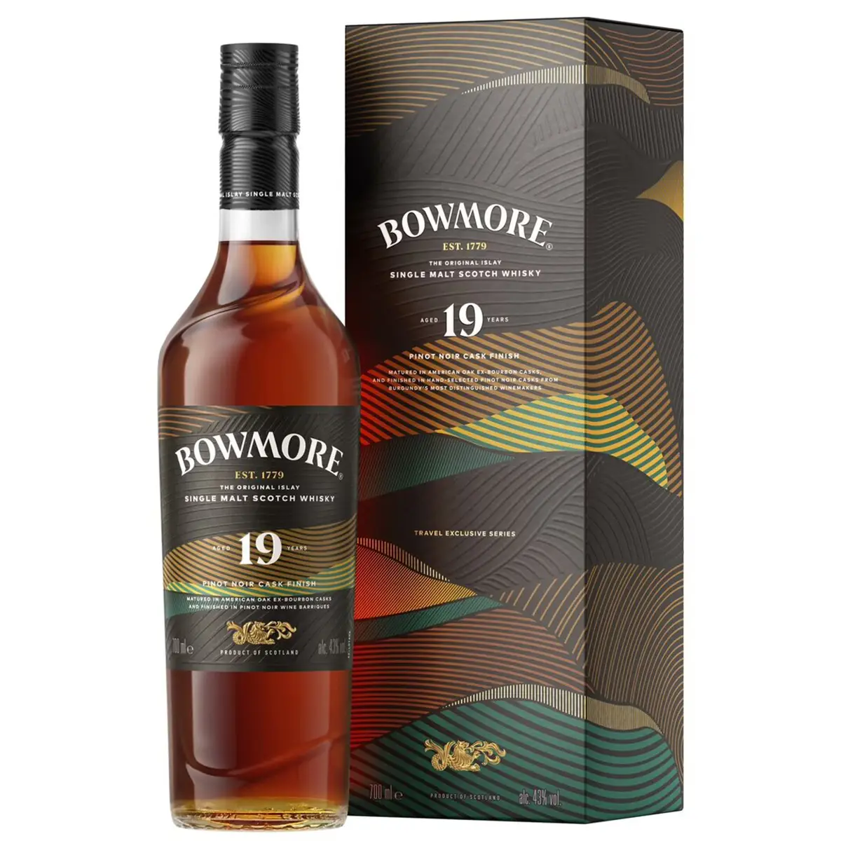 Bowmore 19 Year Old Pinot Noir Cask Finish 1 Bowmore 19 Year Old Pinot Noir Cask Finish