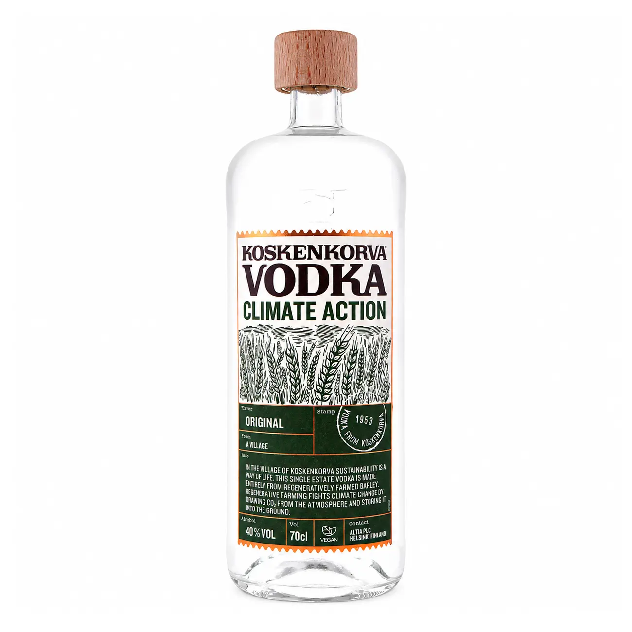 Rượu Koskenkorva Vodka Climate Action 1 Koskenkorva Vodka Climate Action