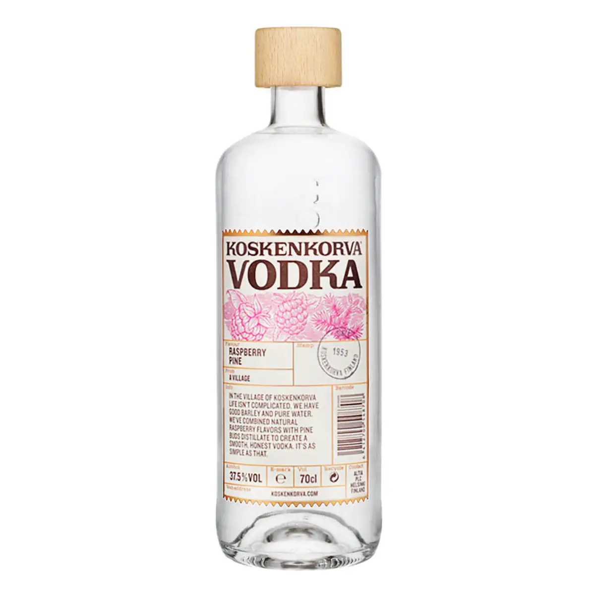 Rượu Koskenkorva Vodka Raspberry Pine 1 Koskenkorva Vodka Raspberry Pine