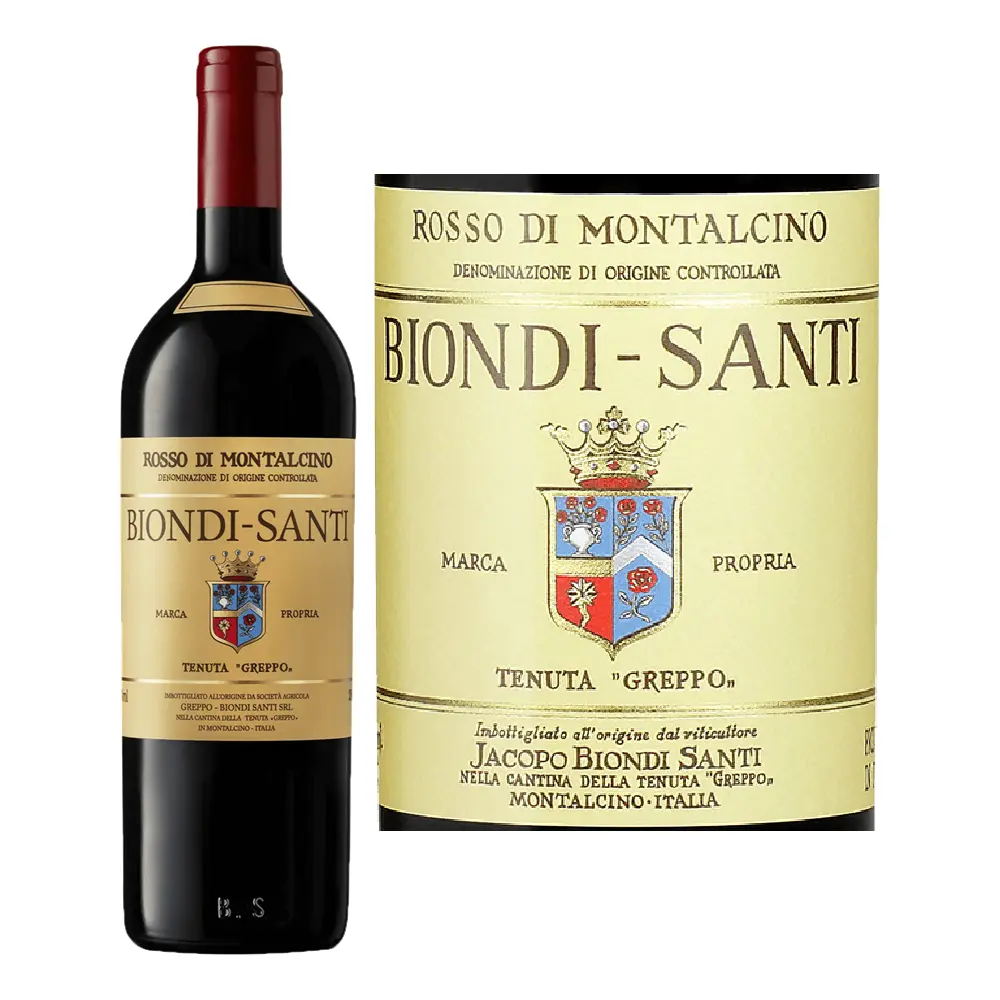 Rượu vang Biondi Santi Rosso di Montalcino Tenuta Greppo 1 Biondi Santi Rosso di Montalcino Tenuta Greppo
