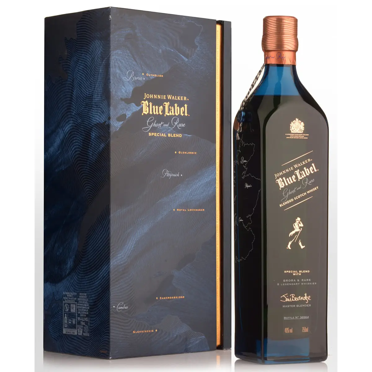 Johnnie Walker Blue Label Ghost and Rare Brora - First Edition 1 Johnnie Walker Blue Label Ghost and Rare Brora